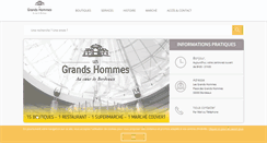 Desktop Screenshot of lesgrandshommes.com
